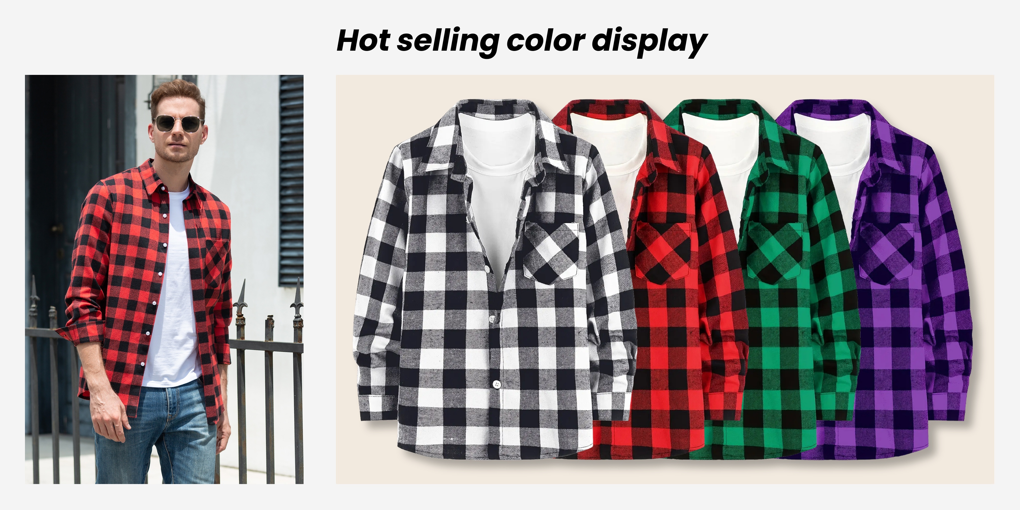 mens casual long sleeved shirt with a collar design and checkered pattern that exudes and more details 3