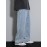 Men's Street Style Wide Leg Denim Jeans, Casual Drawstring Pants, Hip-Hop Loose Fit Jeans