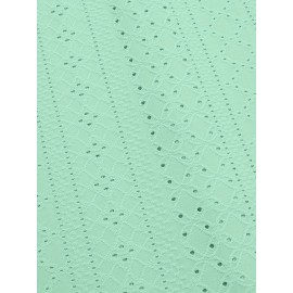 Men's Casual Button-Down Beach Shirt - Short Sleeve, Stretch Fabric, Summer Tropical Top with Turquoise Collar