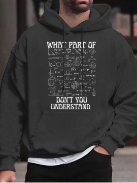 Best Gifts for Men Unlock Your Style with our Men's Fashion Hoodie - Embrace the Mystery of Physics Equations!