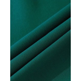 Men's Casual Hoodie, Spring/Autumn Fashion, Geometric Pattern, Knit Fabric, Regular Fit, Polyester, Stretchy, Crew Neck, 