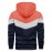 Men's Color Block Hoodie with Kangaroo Pocket and Drawstring - Comfortable and Stylish Sweatshirt for Spring and Fall